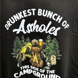 “Drunkest Aholes” Handmade Graphic Tshirt